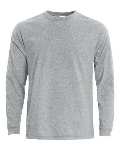 Recover EC102 Unisex Eco Long Sleeve T-Shirt — blank long sleeve tee, front view