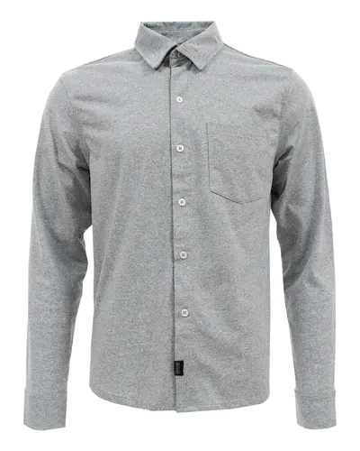 Recover EC650 Men's Eco Button Down Shirt — blank woven shirt, front view