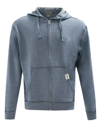 Recover RC1090 Unisex Full-Zip Hooded Sweatshirt — blank hooded sweatshirt, front view