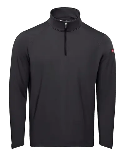 Red Kap QZM2 Men's Performance Cadet Collar Quarter-Zip Pullover — blank garment, front view