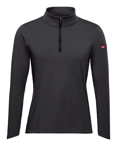 Red Kap QZW1 Women's Performance Cadet Collar Quarter-Zip Pullover — blank garment, front view