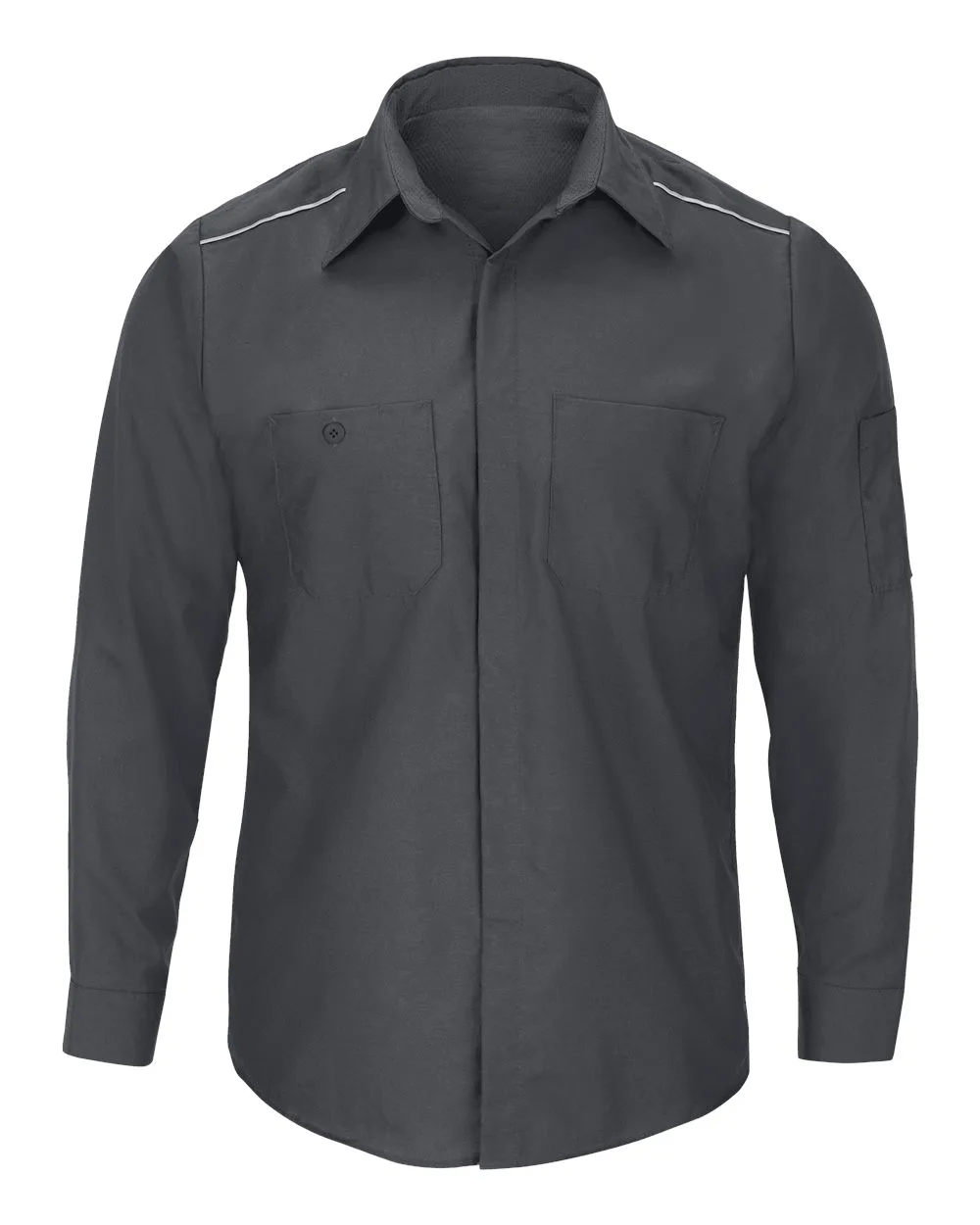 Red Kap SP3A Men's Pro Airflow Long Sleeve Work Shirt — blank garment, front view