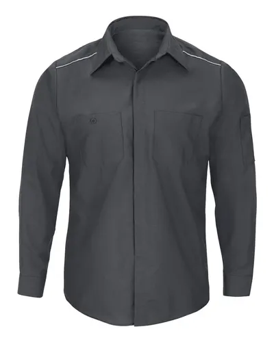 Red Kap SP3AT Men's Tall Pro Airflow Long Sleeve Work Shirt — blank garment, front view