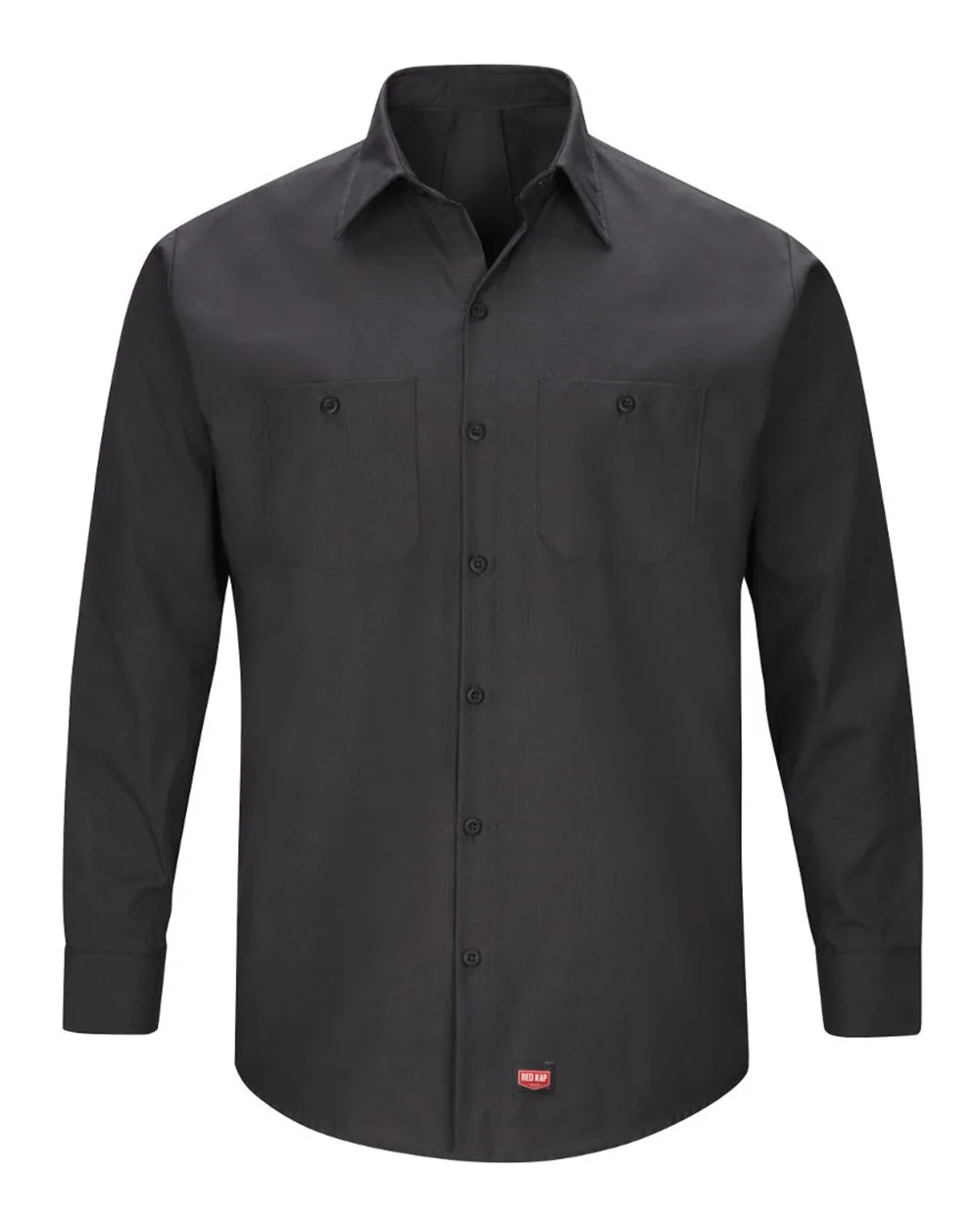 Red Kap SX10T Men's Tall Mimix™ Long Sleeve Work Shirt — blank garment, front view