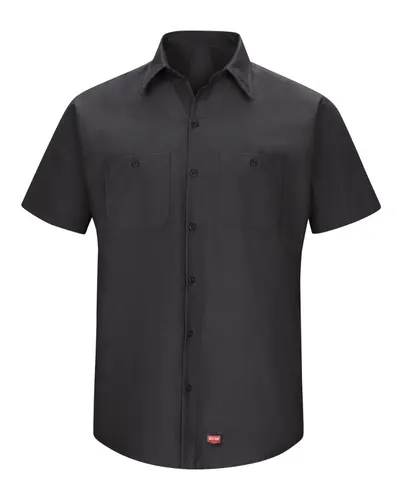 Red Kap SX20 Men's Mimix™ Short Sleeve Work Shirt — blank garment, front view
