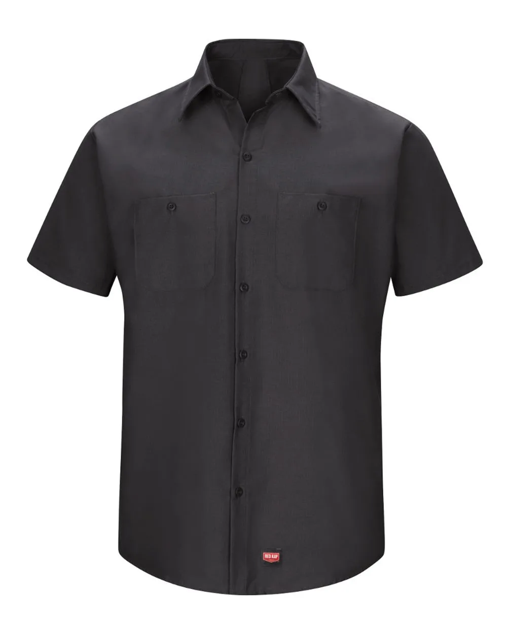 Red Kap SX20 Men's Mimix™ Short Sleeve Work Shirt — blank garment, front view