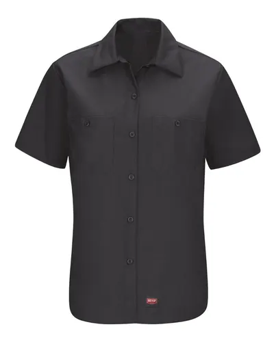 Red Kap SX21 Women's Mimix Work Shirt — blank garment, front view