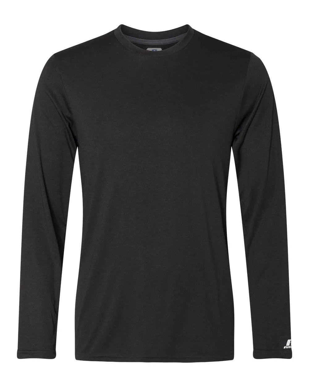 Russell Athletic 631X2M Unisex Core Performance Long Sleeve T-Shirt — blank long sleeve tee, front view