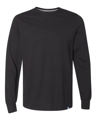 Russell Athletic 64LTTM Unisex Dri Power® CVC Performance Long Sleeve T-Shirt — blank long sleeve tee, front view