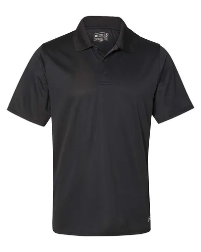 Russell Athletic 7EPTUM Men's Essential Perfomance Polo — blank polo, front view
