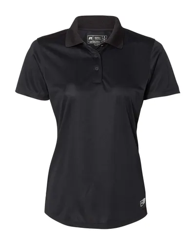 Russell Athletic 7EPTUX Women's Essential Polo — blank polo, front view