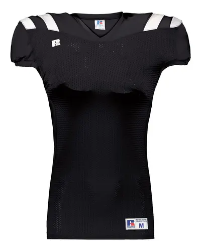 Russell Athletic R0100W Youth Canton Football Jersey — blank t-shirt, front view