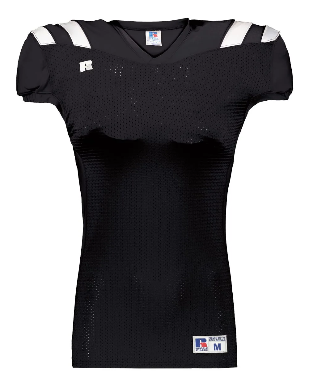 Russell Athletic R0100W Youth Canton Football Jersey — blank t-shirt, front view