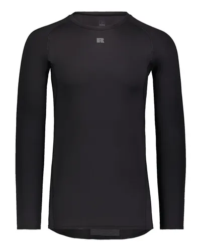 Russell Athletic R20CPM Unisex CoolCore­® Long Sleeve Compression Shirt — blank garment, front view
