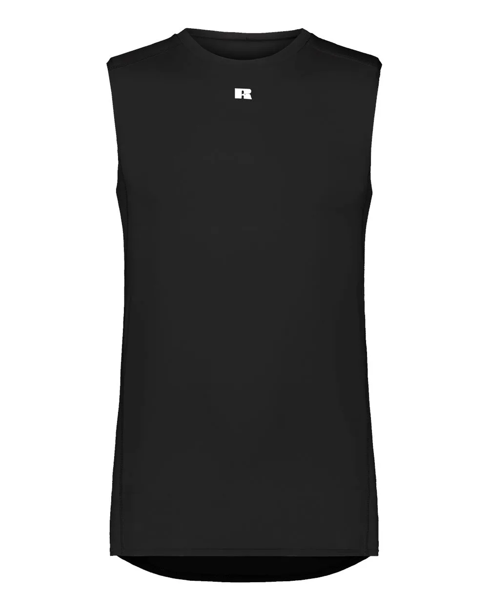 Russell Athletic R22CPM Unisex CoolCore® Compression Tank Top — blank tank top, front view