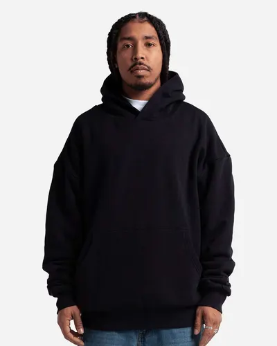 Shaka Wear SHDLP Unisex Garment-Dyed Double Layer Reversible Hooded Sweatshirt — blank hooded sweatshirt, front view
