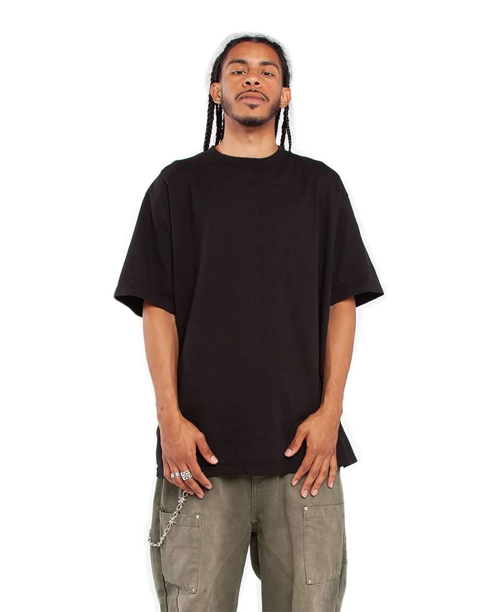 Shaka Wear SHGD Unisex Max Heavyweight Garment-Dyed T-Shirt — blank t-shirt, front view