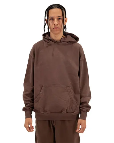 Shaka Wear SHGDH Unisex Los Angeles Garment-Dyed Hooded Sweatshirt — blank hooded sweatshirt, front view