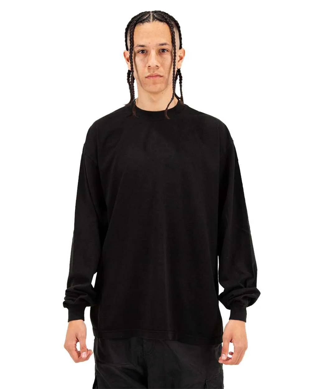 Shaka Wear SHGDLS Unisex Max Heavyweight Garment-Dyed Long Sleeve T-Shirt — blank long sleeve tee, front view