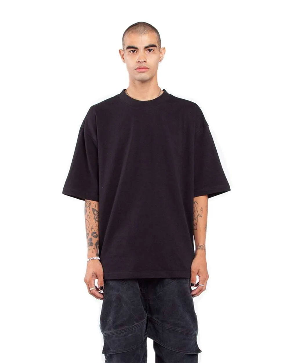 Shaka Wear SHGDN Unisex Garment-Dyed Designer T-Shirt — blank t-shirt, front view