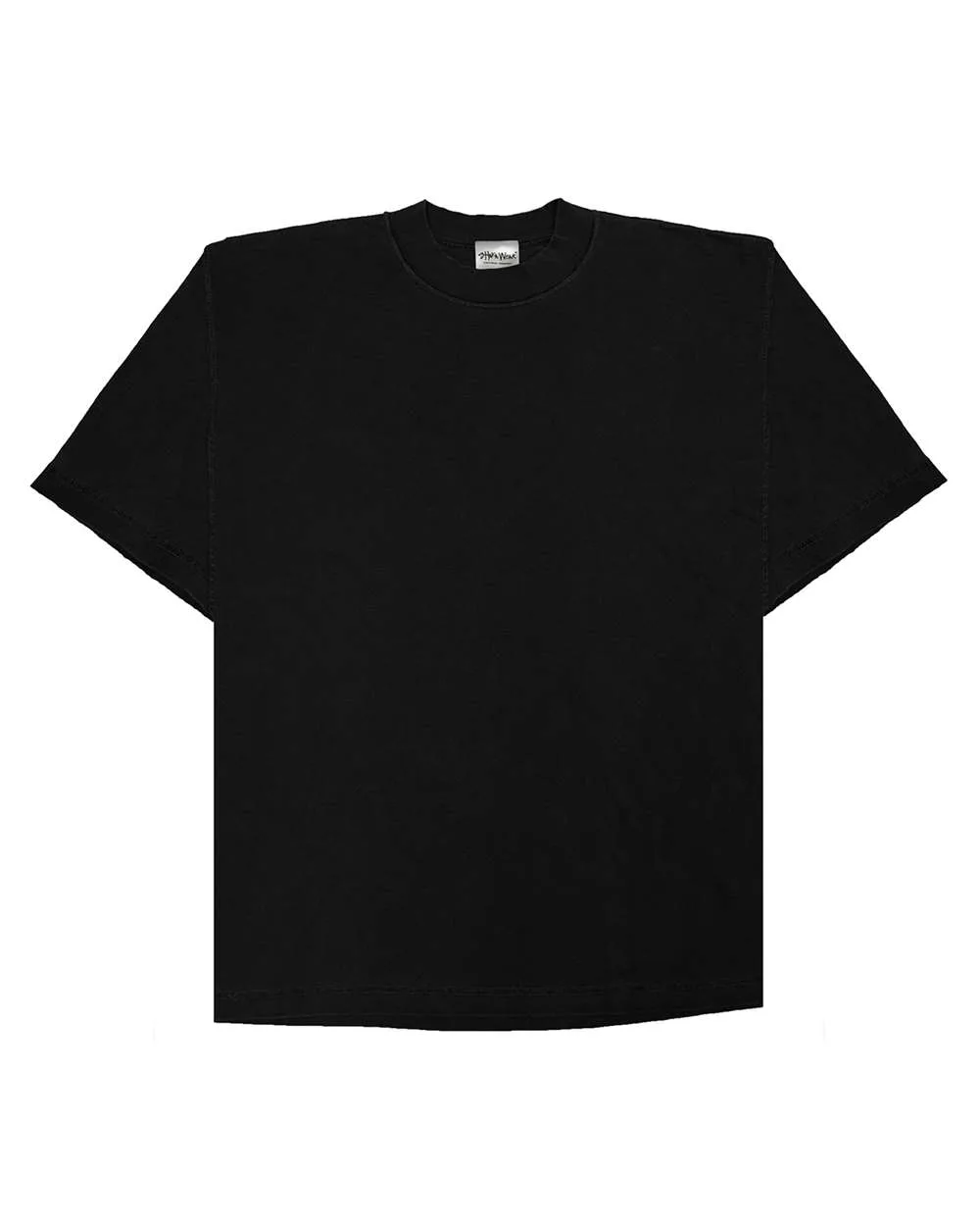 Shaka Wear SHGRS Unisex Garment-Dyed Reverse T-Shirt — blank t-shirt, front view