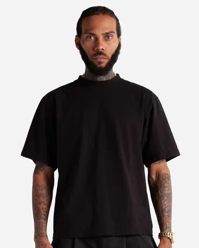 Shaka Wear SHMCS Unisex Max Heavyweight Cropped T-Shirt — blank t-shirt, front view