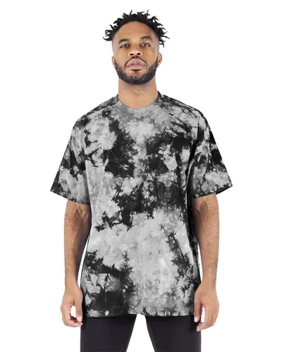 Shaka Wear SHTDSS Unisex Max Heavyweight Tie-Dyed T-Shirt — blank t-shirt, front view
