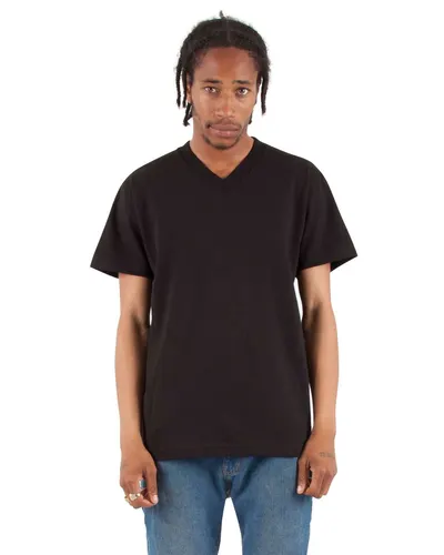 Shaka Wear SHVEE Unisex V-Neck T-Shirt — blank t-shirt, front view
