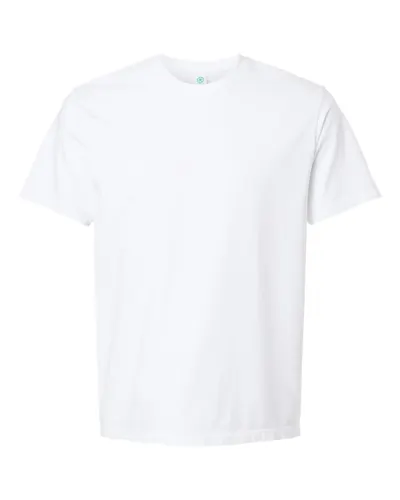 SoftShirts 400 Unisex Organic T-Shirt — blank t-shirt, front view