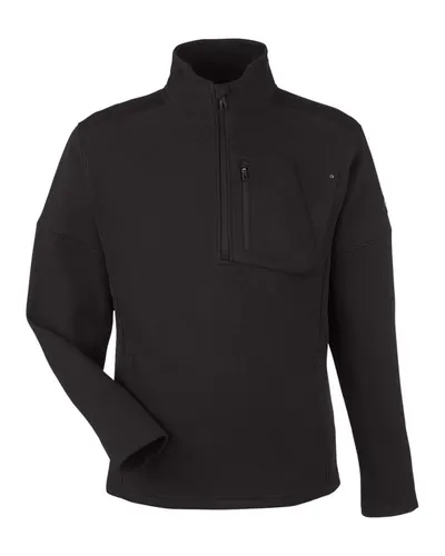 Spyder S18068 Men's Constant Canyon Quarter-Zip Pullover — blank garment, front view