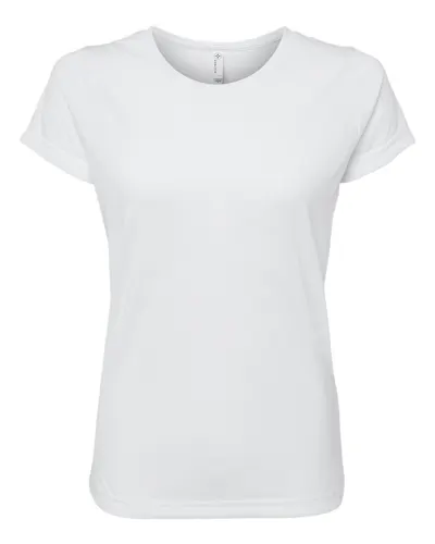 SubliVie 1510 Women's Polyester Sublimation Tee — blank t-shirt, front view