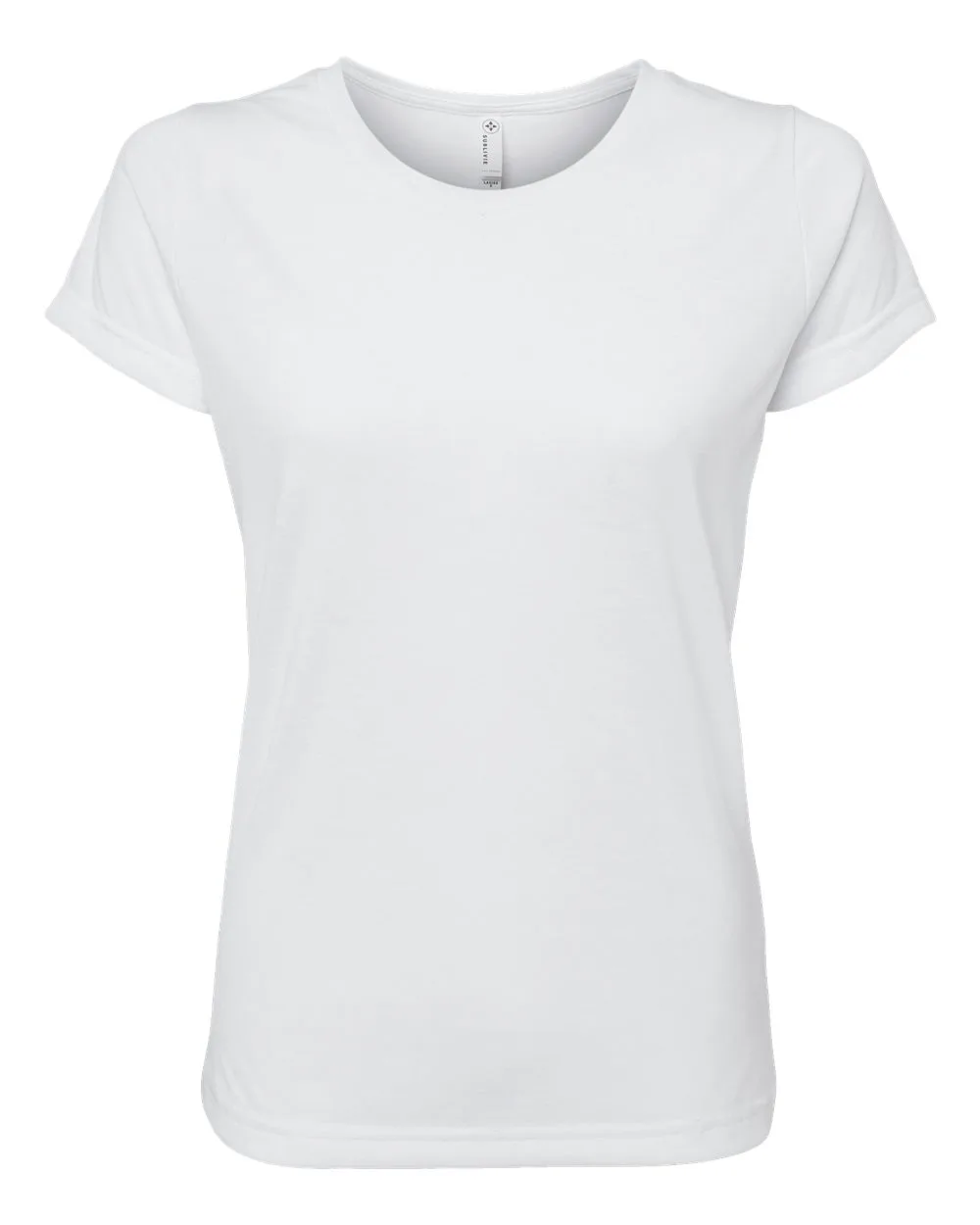 SubliVie 1510 Women's Polyester Sublimation Tee — blank t-shirt, front view