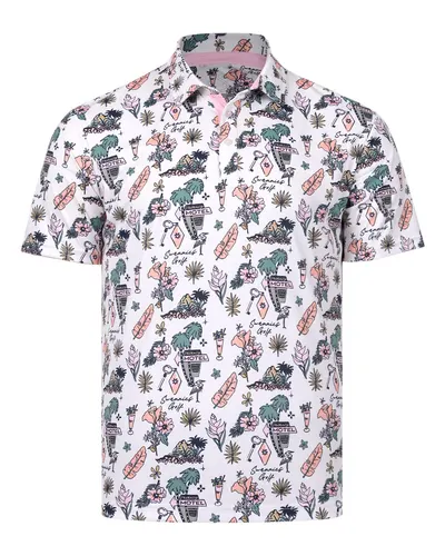 Swannies SW1027 Men's Oasis Polo — blank polo, front view