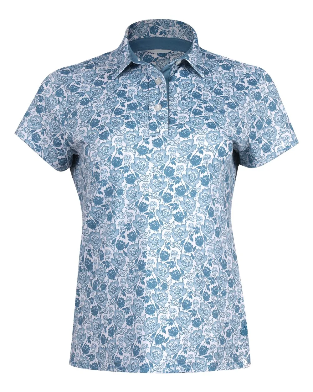Swannies SW1037 Women's Melissa Piqué Polo — blank polo, front view