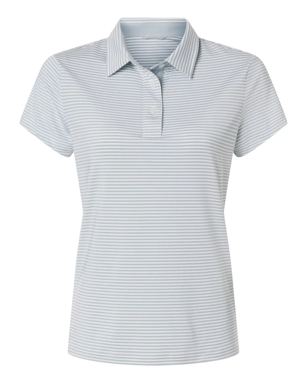 Swannies SW1110L Women's Kayla Striped Polo — blank polo, front view