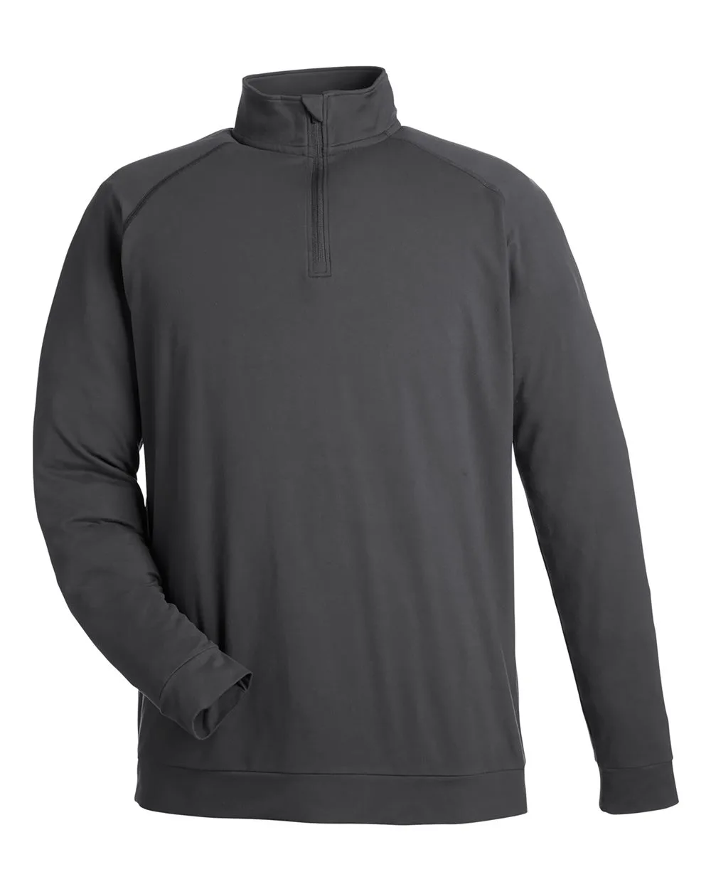 Swannies SWC500 Men's Colt Quarter-Zip Pullover — blank garment, front view