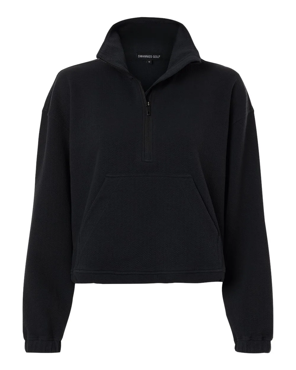 Swannies SWKL400L Women's Kenna Quarter-Zip Pullover — blank garment, front view