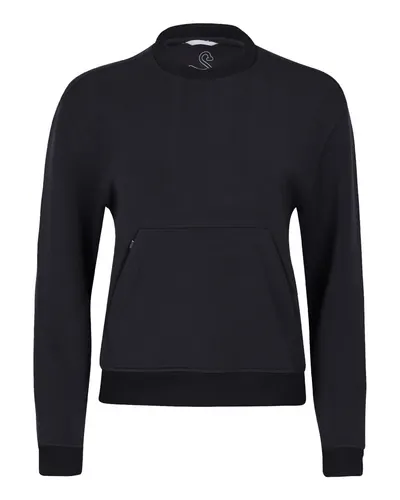 Swannies SWM500L Women's Margaret Cross Neck Sweatshirt — blank crewneck sweatshirt, front view