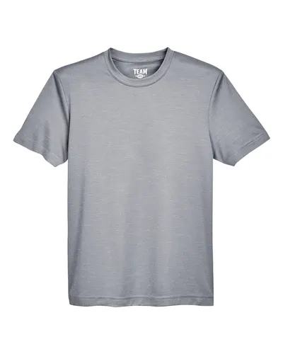 Team 365 TT11HY Youth Sonic Heather Performance T-Shirt — blank t-shirt, front view