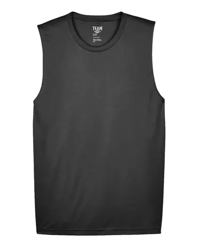 Team 365 TT11M Men's Zone Performance Muscle T-Shirt — blank t-shirt, front view