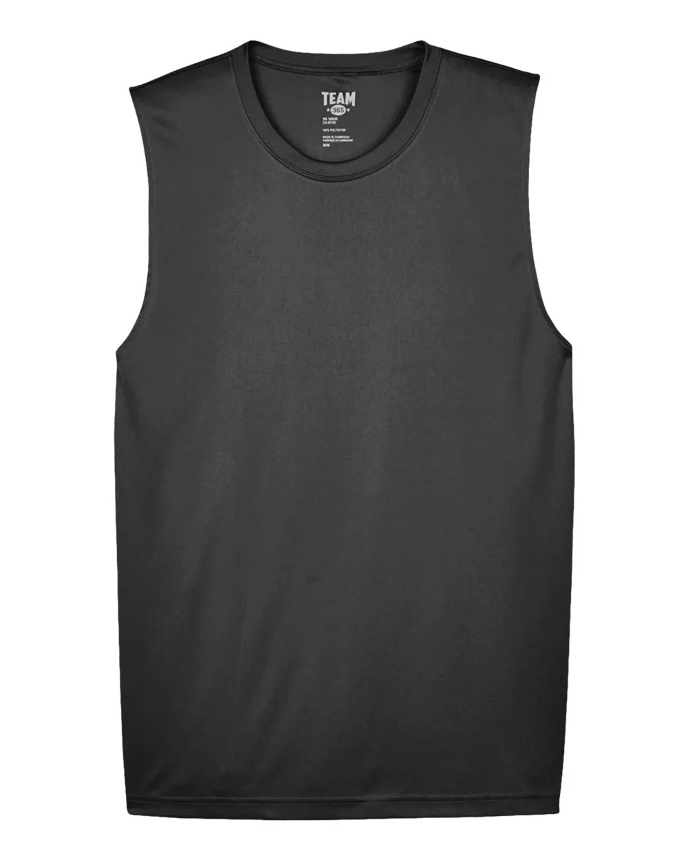 Team 365 TT11M Men's Zone Performance Muscle T-Shirt — blank t-shirt, front view