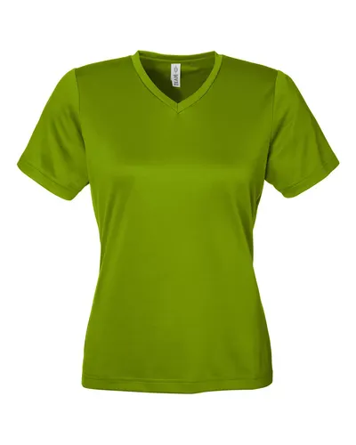 Team 365 TT15W Women's Zone Performance Mesh T-Shirt — blank t-shirt, front view