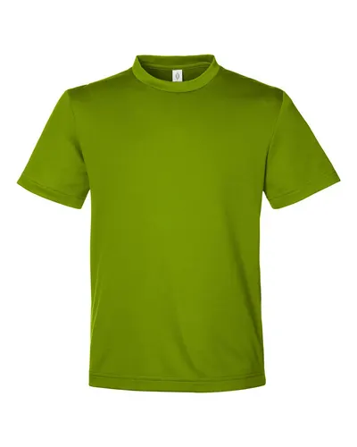 Team 365 TT15Y Youth Zone Performance Mesh T-Shirt — blank t-shirt, front view