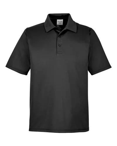 Team 365 TT51T Men's Tall Zone Performance Polo — blank polo, front view