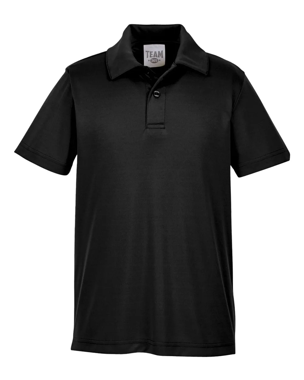 Team 365 TT51Y Youth Zone Performance Polo — blank polo, front view