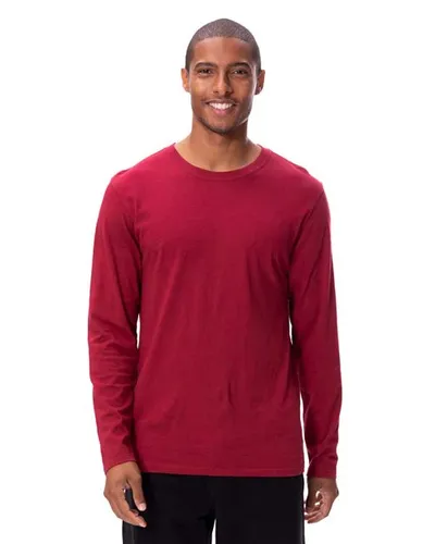 Threadfast Apparel 180LS Unisex Ultimate Long Sleeve T-Shirt — blank long sleeve tee, front view