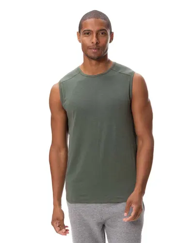 Threadfast Apparel 382T Unisex Impact Tank Top — blank tank top, front view