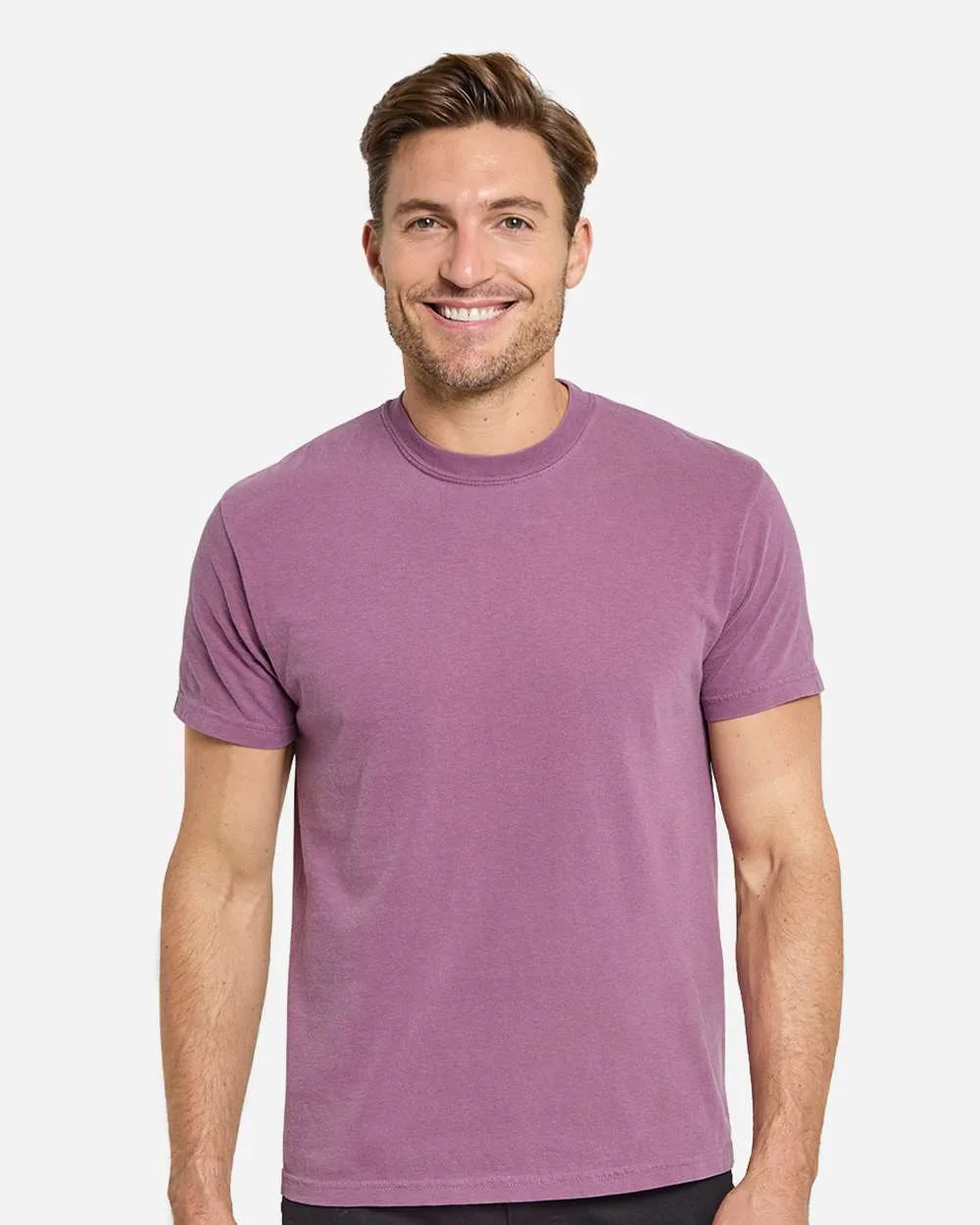Threadfast Apparel C1200 Unisex Colors Garment-Dyed T-Shirt — blank t-shirt, front view