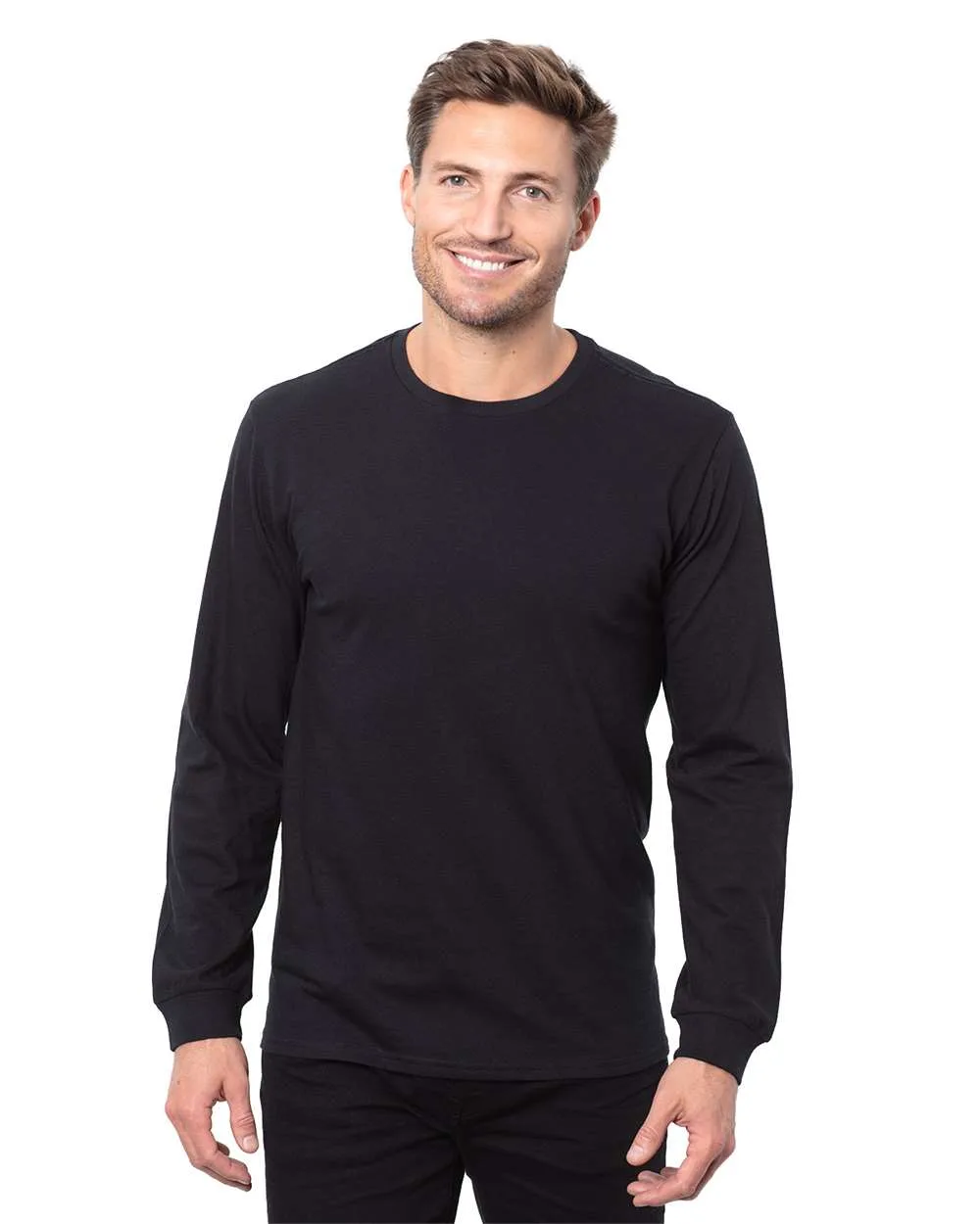 Threadfast Apparel T3000 Unisex Epic Long Sleeve T-Shirt — blank long sleeve tee, front view