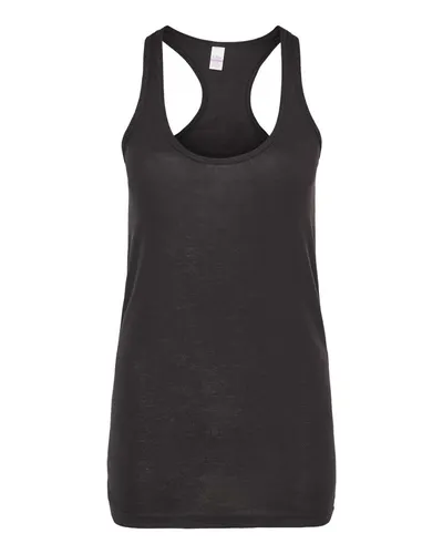 Tultex 190 Women's Poly-Rich Racerback Tank Top — blank tank top, front view
